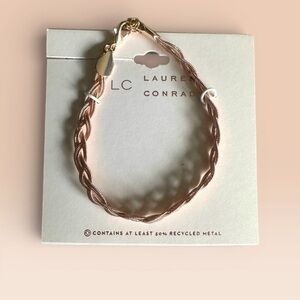 NEW• LAUREN CONRAD ROSE GOLD TWIST WOVEN BRACELET